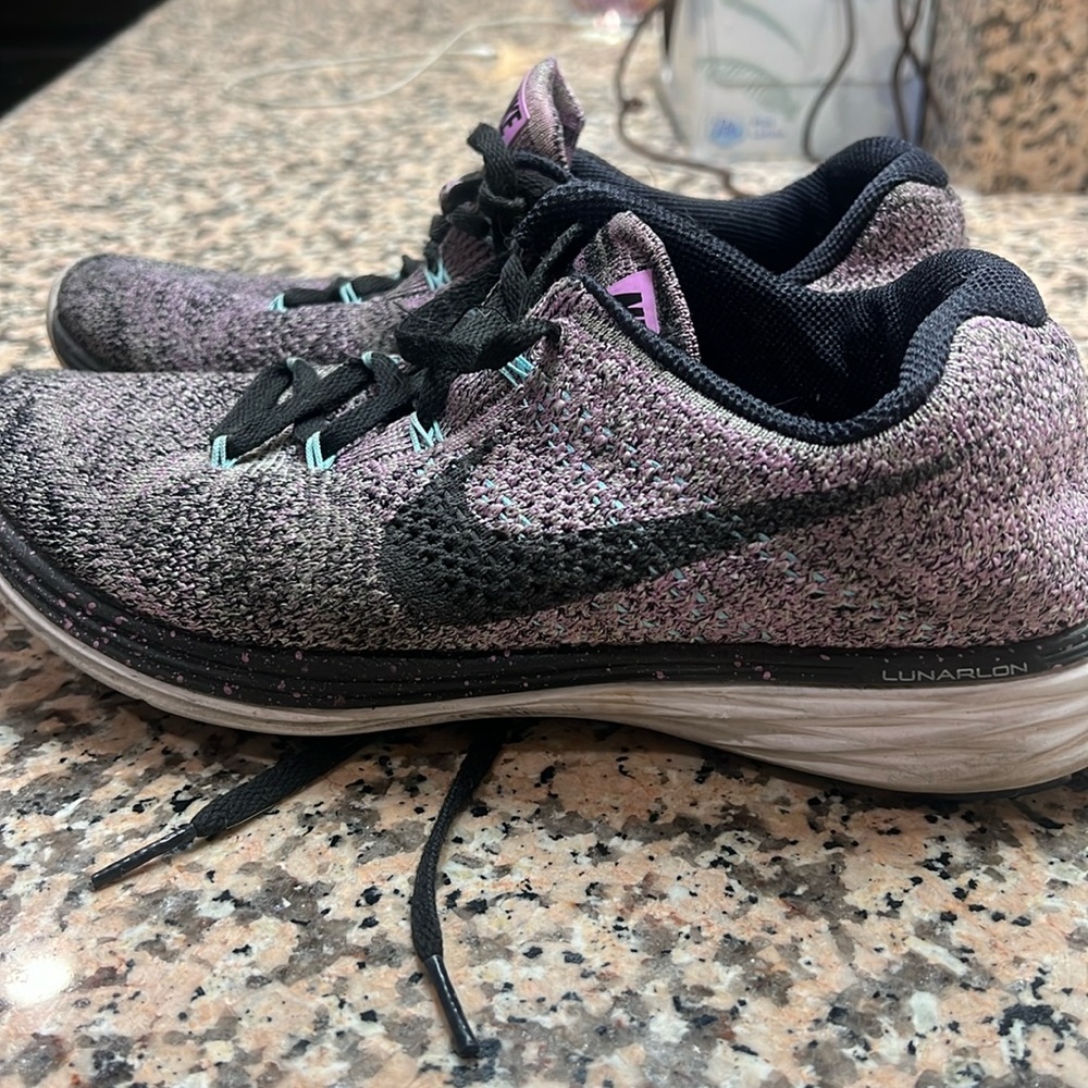 Nike Flyknit Lunar running shoes. Women’s size 9